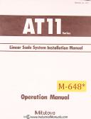Mitutoyo-Mitutoyo 572 Series, Digimatic Scale System, Installation & Instructions Manual -572 Series-04